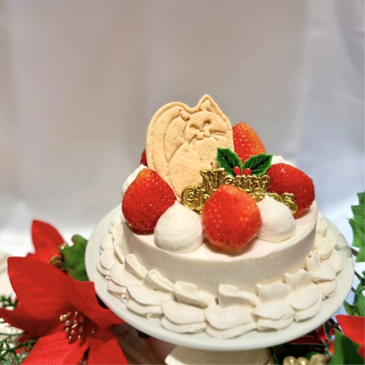 いちごのクリスマスケーキ